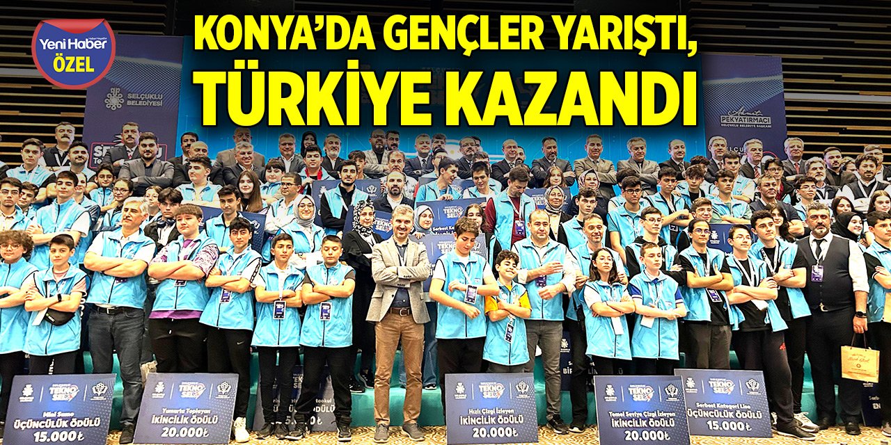 Konya’da gençler yarıştı, Türkiye kazandı