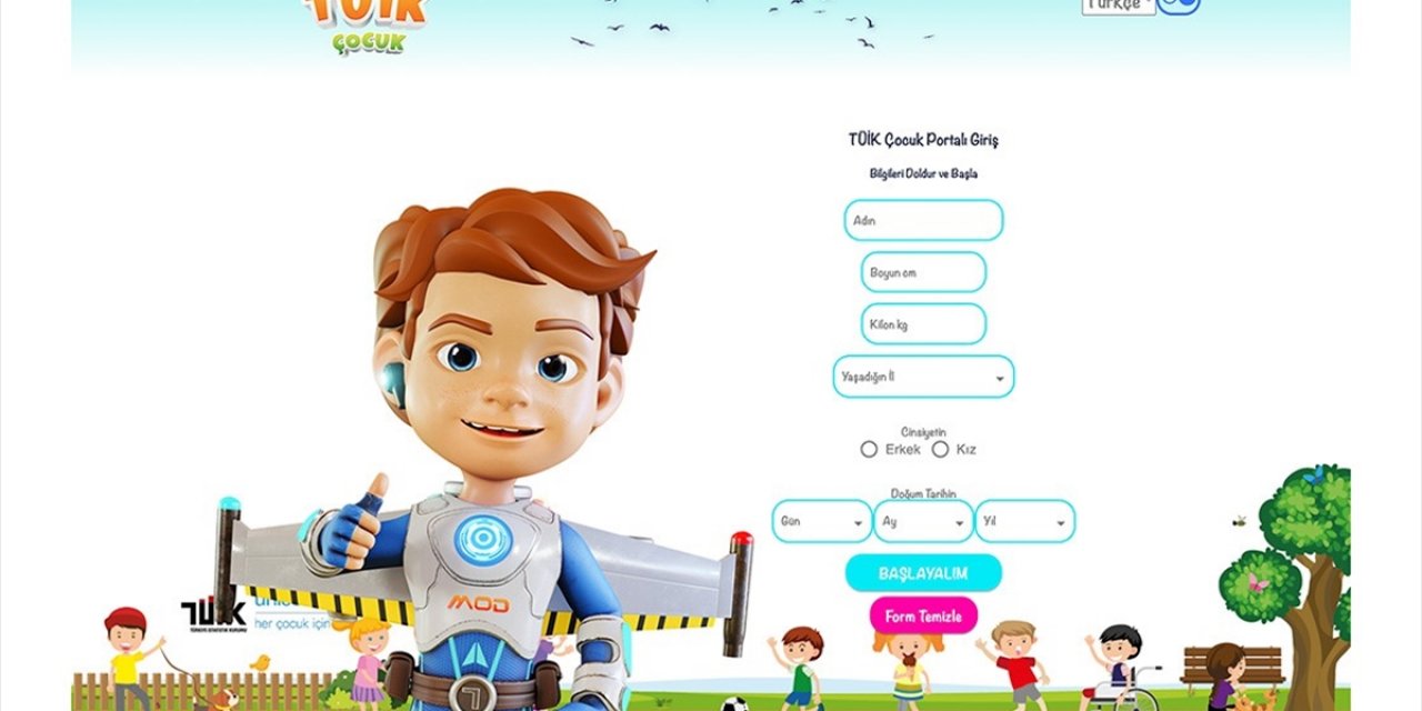 "TÜİK Çocuk" portalı güncellendi