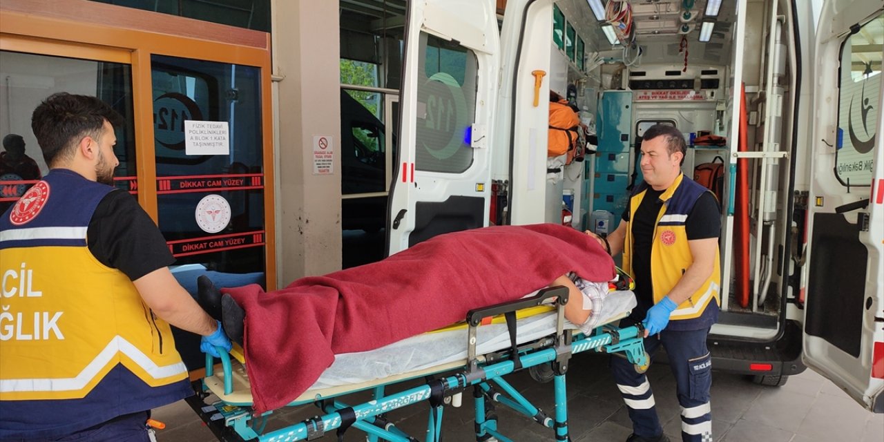 Konya Seydişehir'de yüksekten düşen kişi yaralandı