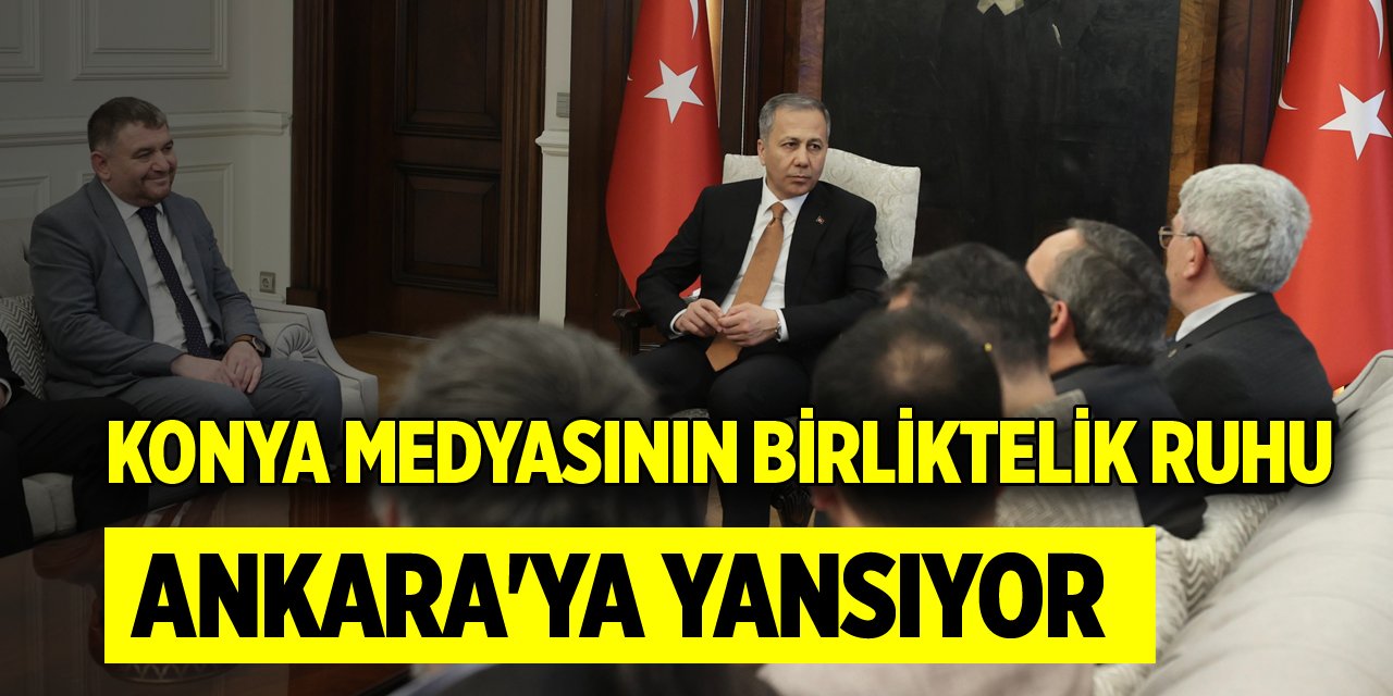 Konya medyasının birliktelik ruhu Ankara'ya yansıyor