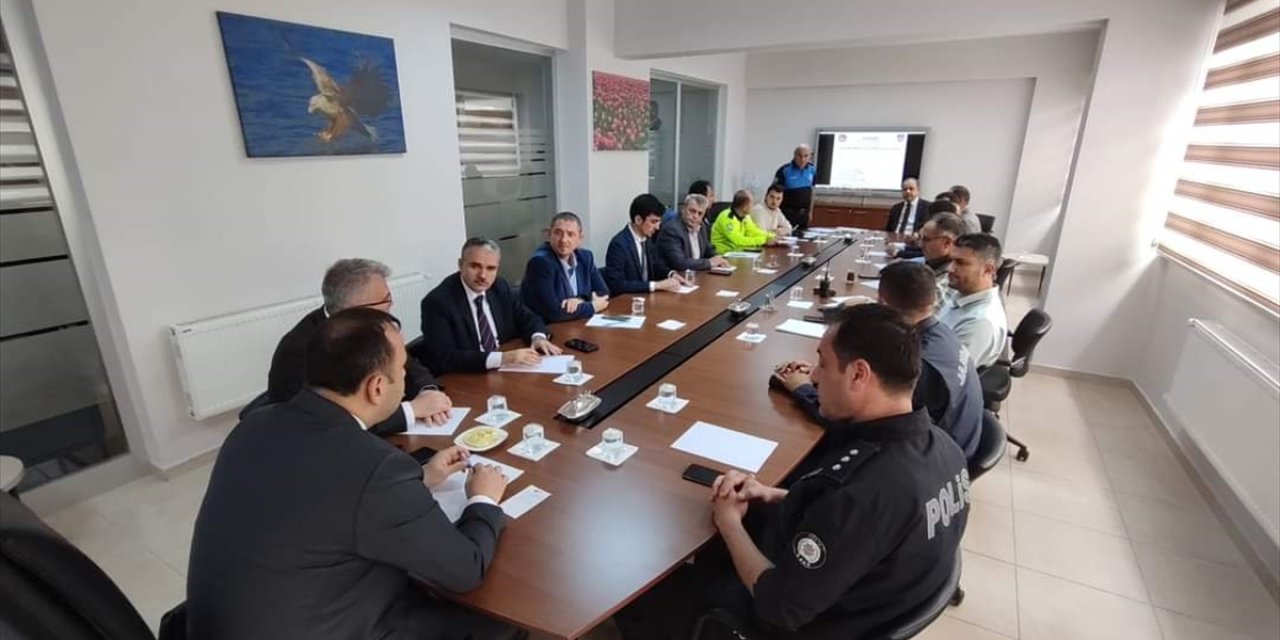 Konya Seydişehir'de güvenlik toplantısı yapıldı