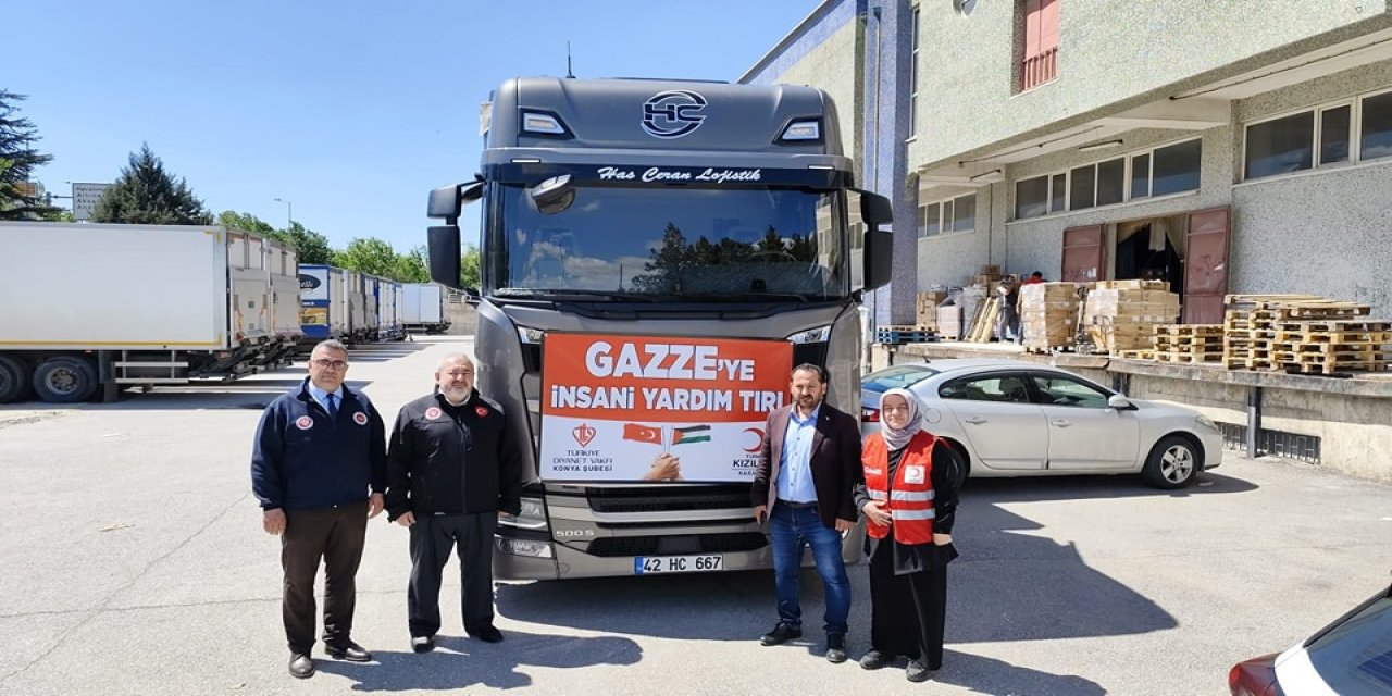 Konya'dan Gazze'ye yardım eli