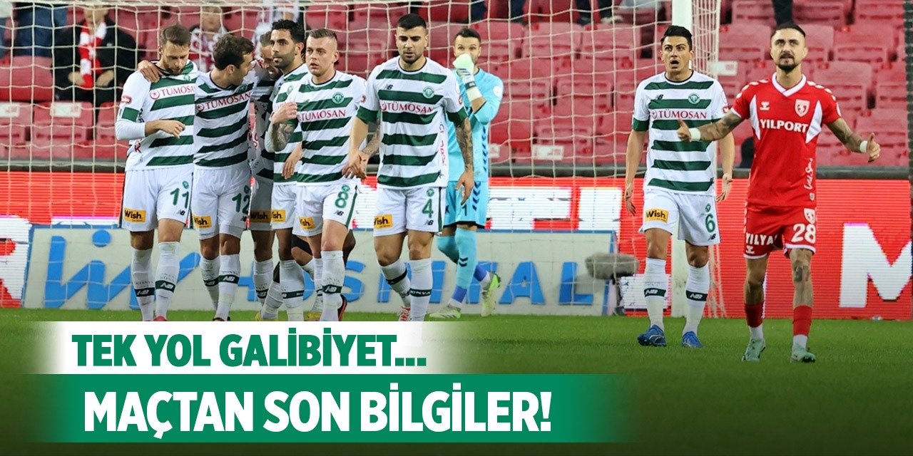 Konyaspor-Samsunspor, Zafer vakti!