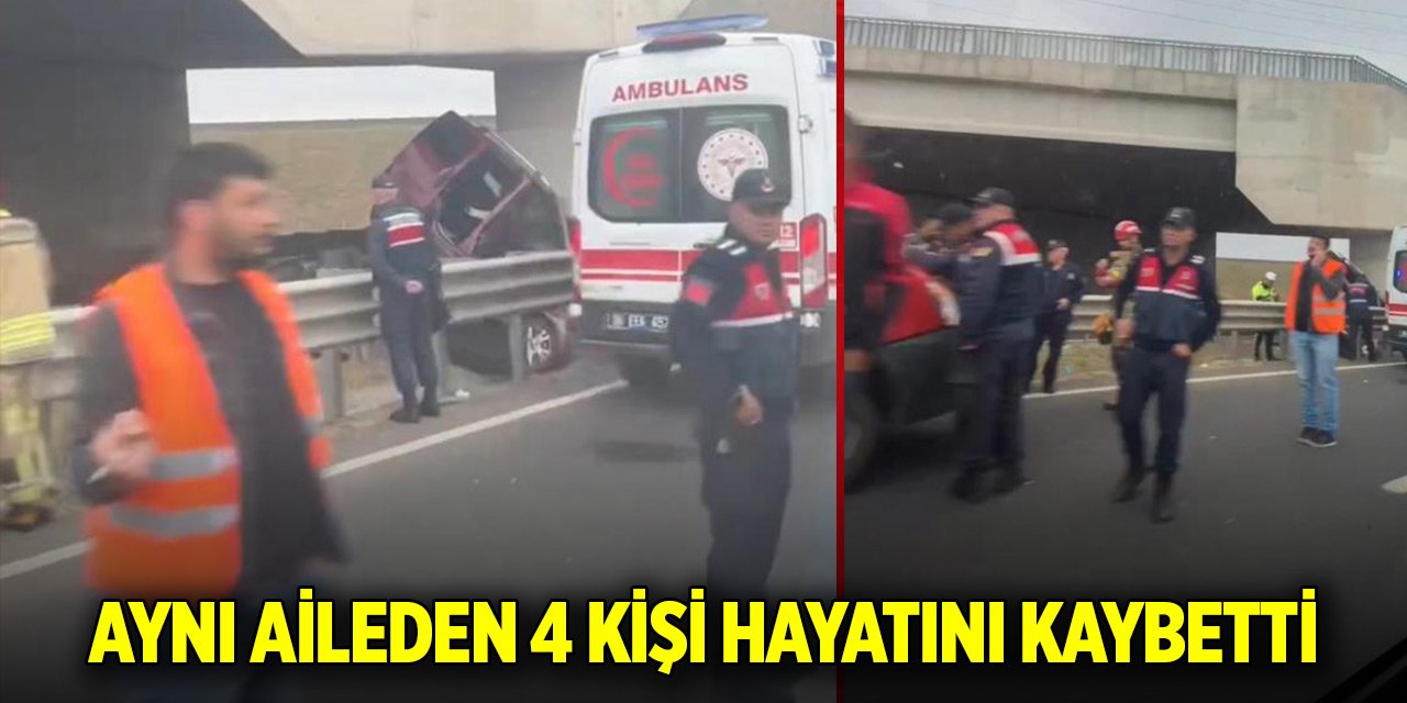 Ankara'daki trafik kazasında aynı aileden 4 kişi hayatını kaybetti