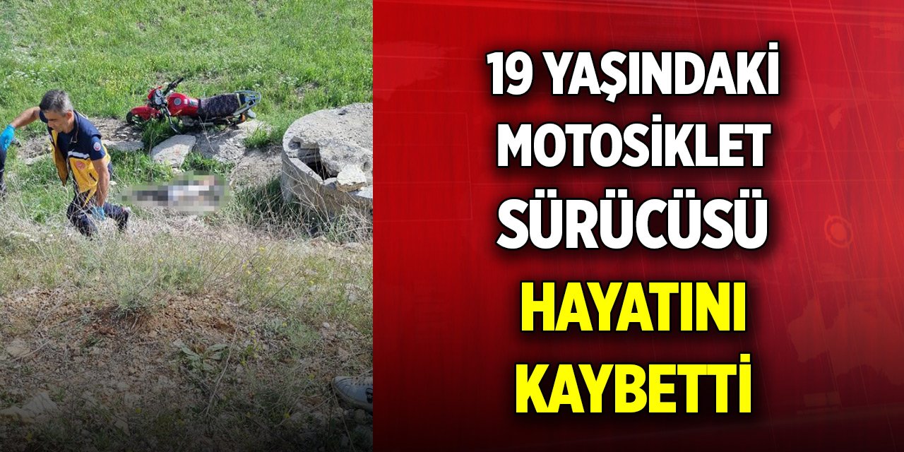 Isparta-Konya kara yolunda kaza! 19 yaşındaki motosiklet sürücüsü hayatını kaybetti