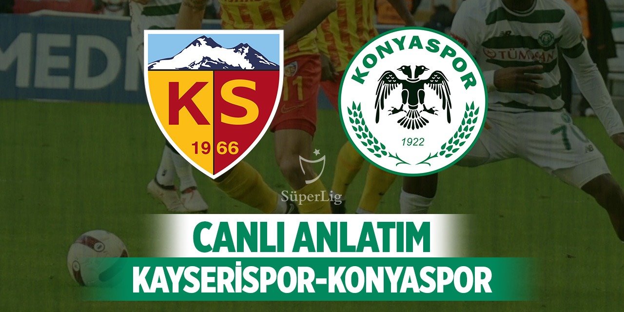 Kayserispor-Konyaspor, 2 gol var!