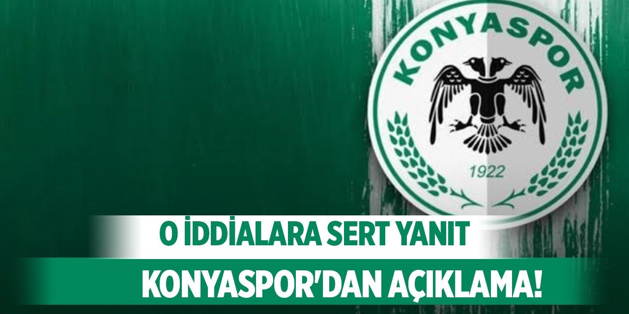 Konyaspor'dan dedikodulara sert cevap!