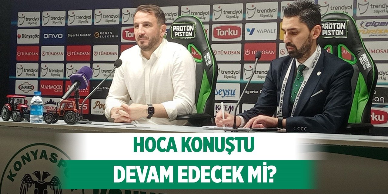 Konyaspor'da Çamdalı geleceği hakkında konuştu!