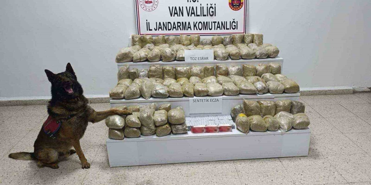 Jandarma ekiplerince 129 kilo uyuşturucu ele geçirildi