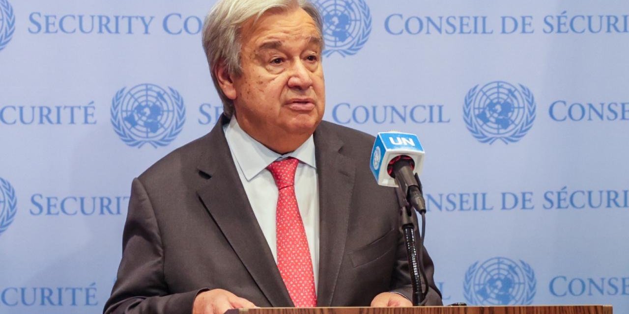 BM Genel Sekreteri Guterres'ten İsrail'e tepki