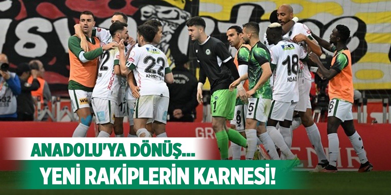 Konyaspor'da yeni rakipleriyle mücadelesi!