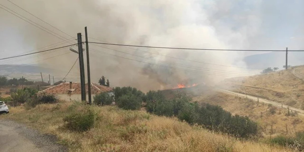 Manisa’daki yangında ekip sayısı 71’e çıktı