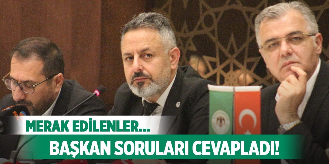Konyaspor'da Başkan soruları cevapladı!