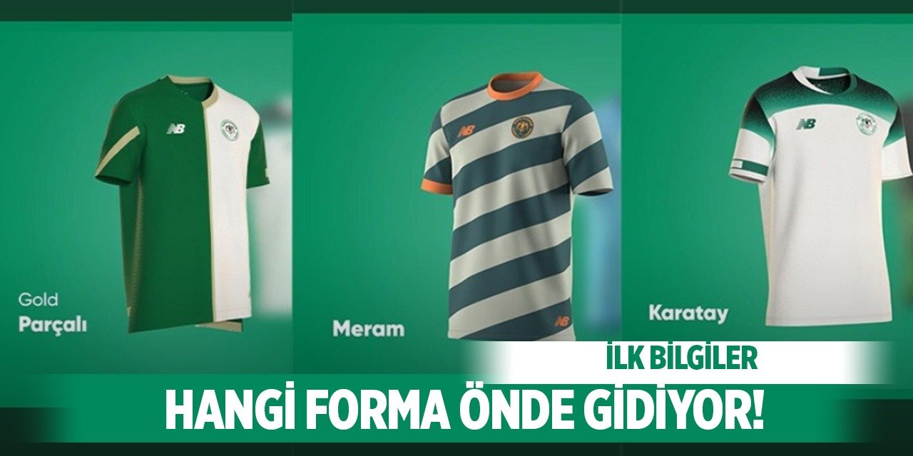 Konyaspor'da taraftarın en çok beğendiği forma!