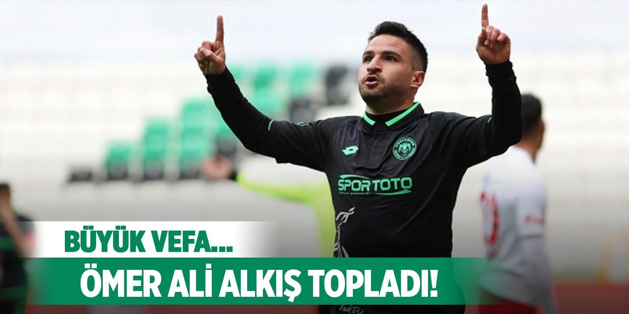 Ömer Ali'den Konyaspor'a büyük vefa!