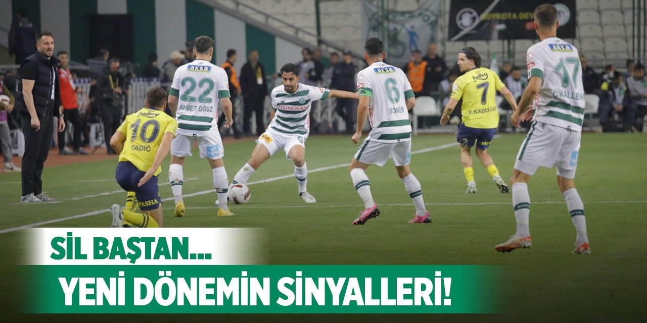 Konyaspor'da kadro sil baştan!