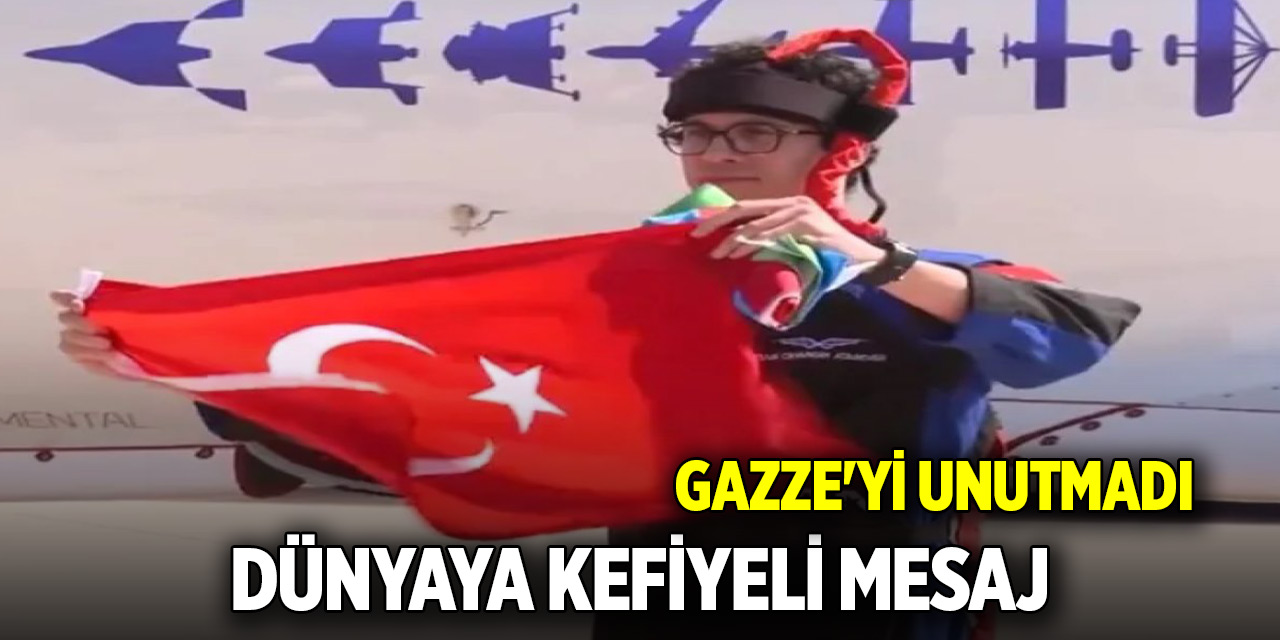 Türkiye'nin ikinci uzay yolcuğu sonrası Atasever Türk ve Azerbaycan bayrakları açtı!