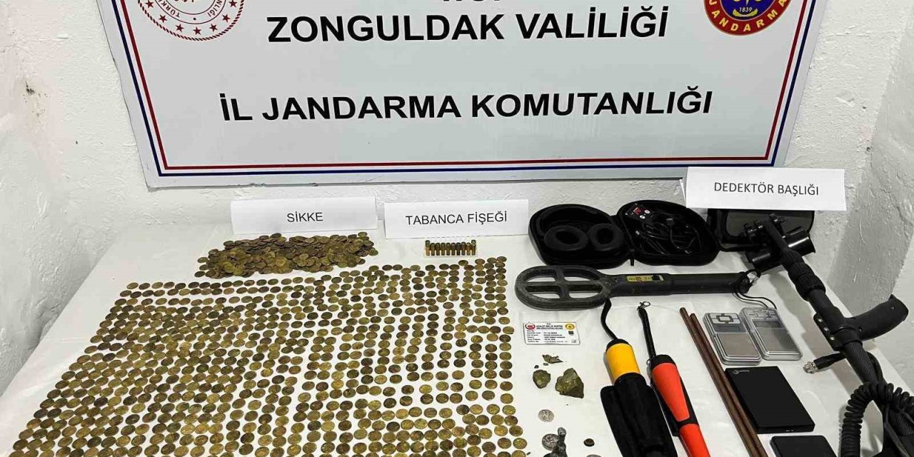 Jandarmadan büyük operasyon: Çok sayıda tarihi eser ele geçirildi