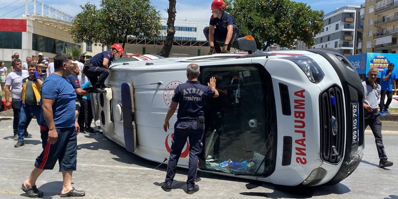 Devrilen ambulanstaki hasta hayatını kaybetti