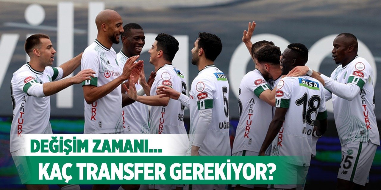 Konyaspor'da eksik bölgeler çıkartıldı!