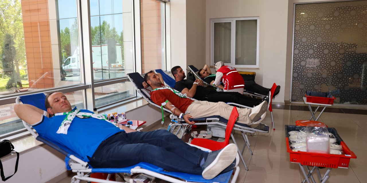 Selçuklu Belediyesi’nden Kızılay’a kan bağışı desteği