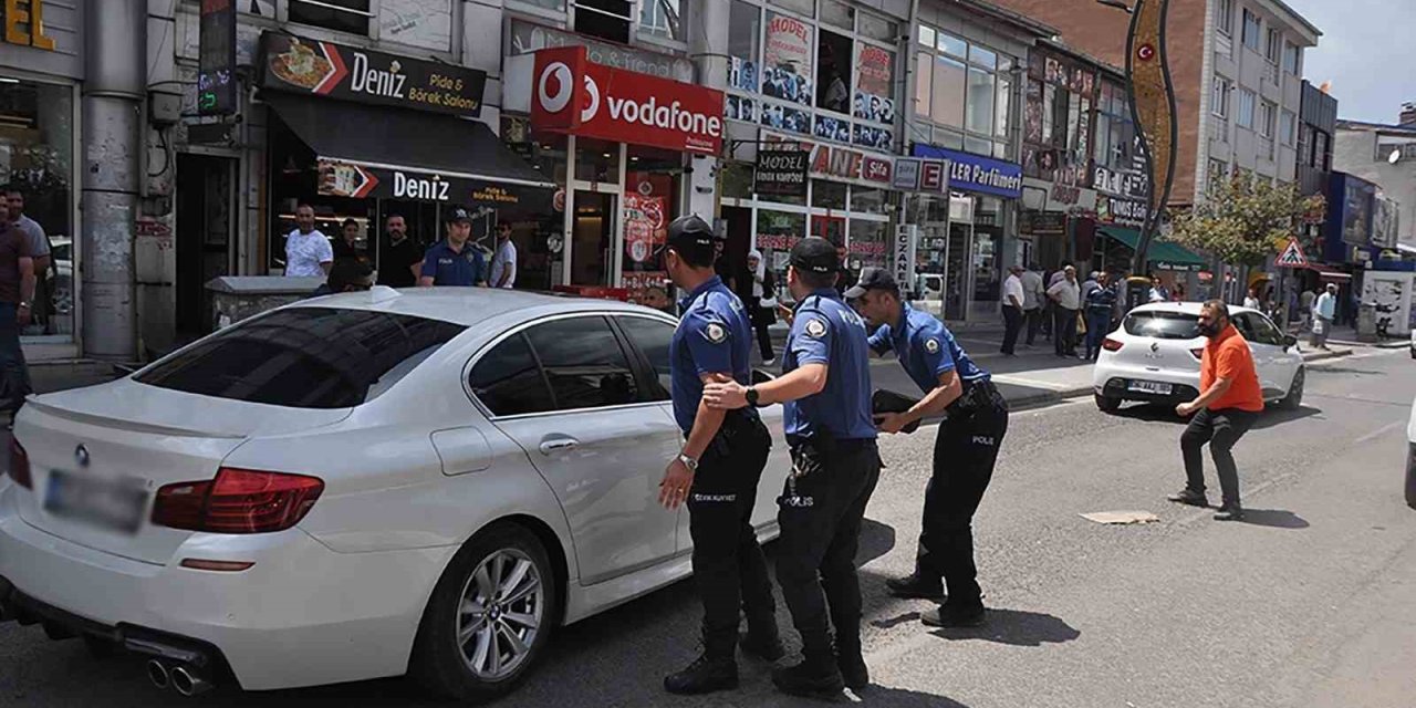 Polisin dur ihtarına uymayınca kovalamaca yaşandı