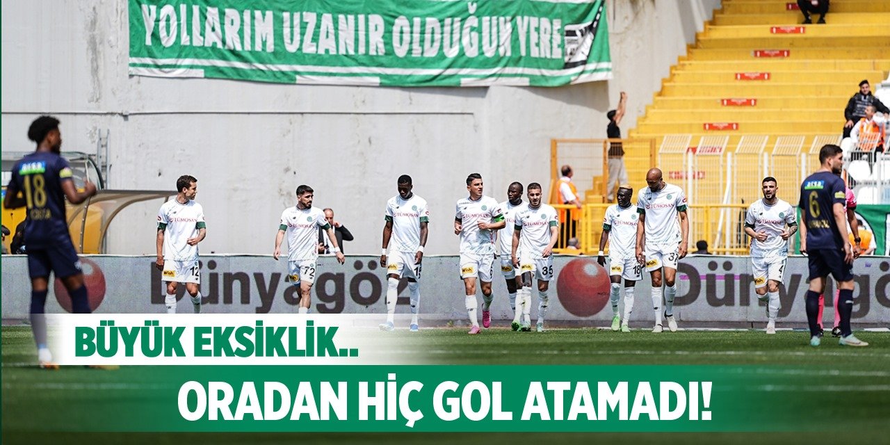 Konyaspor bu eksikliği kapatamadı!