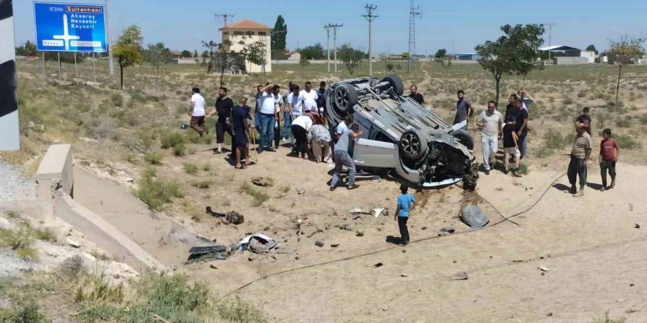 Konya'nın komşu ilinde feci kaza: 2’si çocuk 3 yaralı