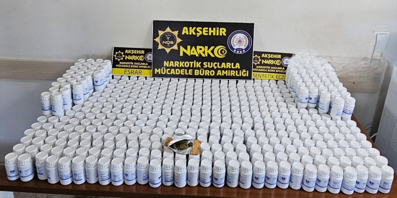Konya'daki uyuşturucu operasyonunda 3 kişi yakalandı
