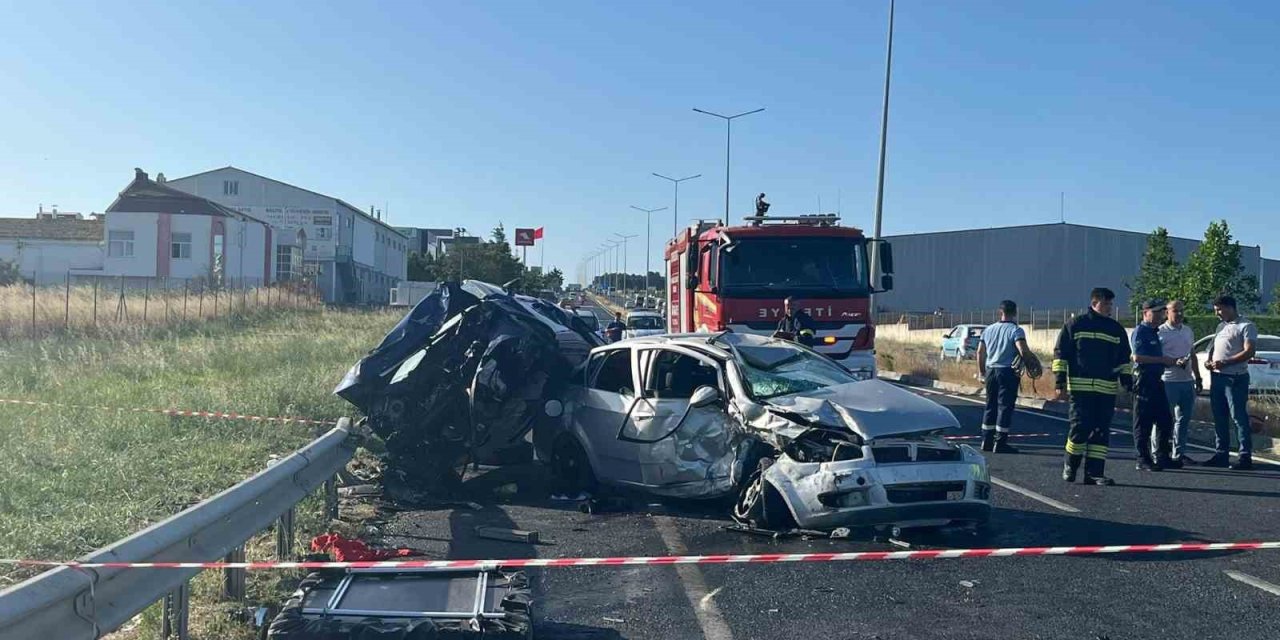 Tekirdağ’da feci kaza: 1’i çocuk 6 yaralı