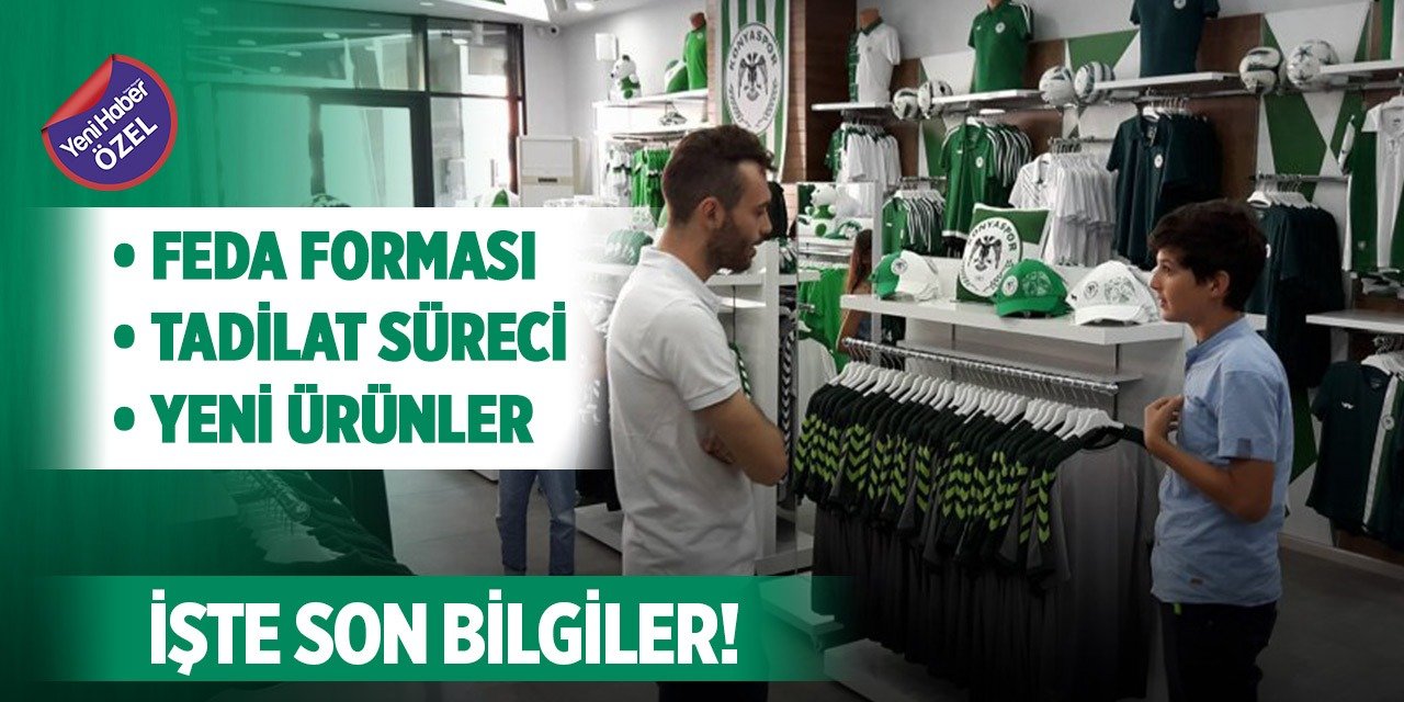 Konyaspor'da yeni ürünlerden son bilgiler!