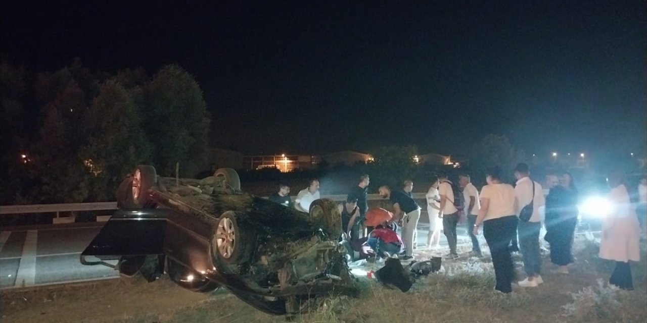 Konya'da trafik kazasında 1 kişi yaralandı
