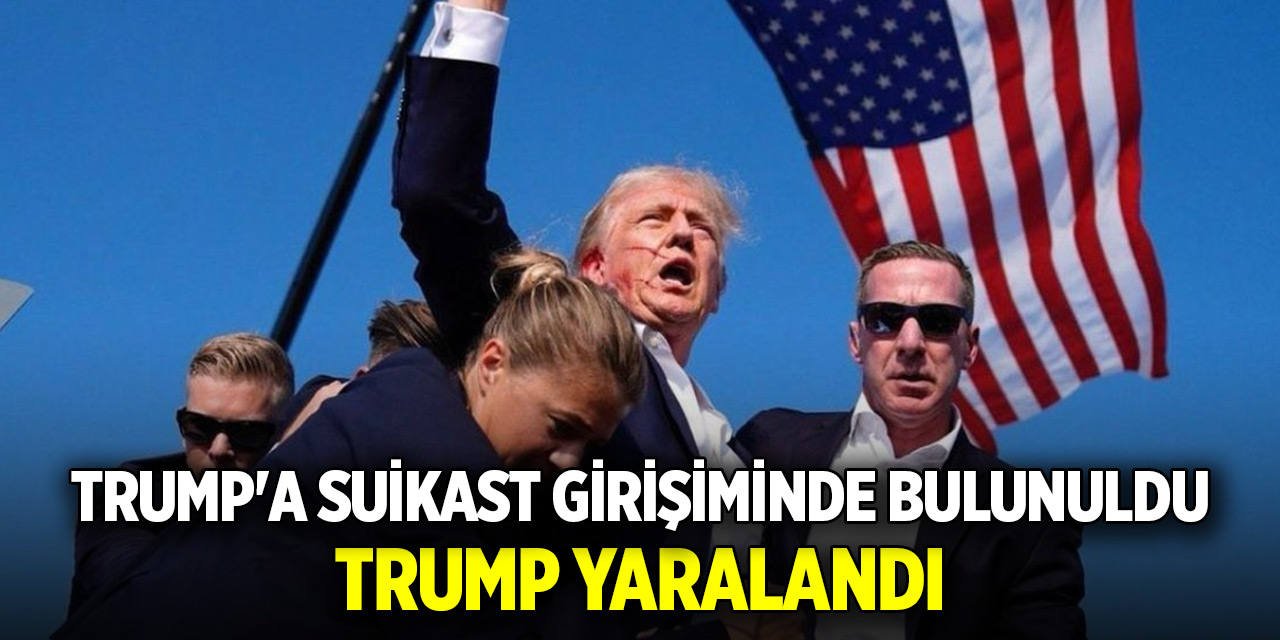 ABD eski başkanı Trump’a mitingde konuşma yaptığı sırada suikast girişimi