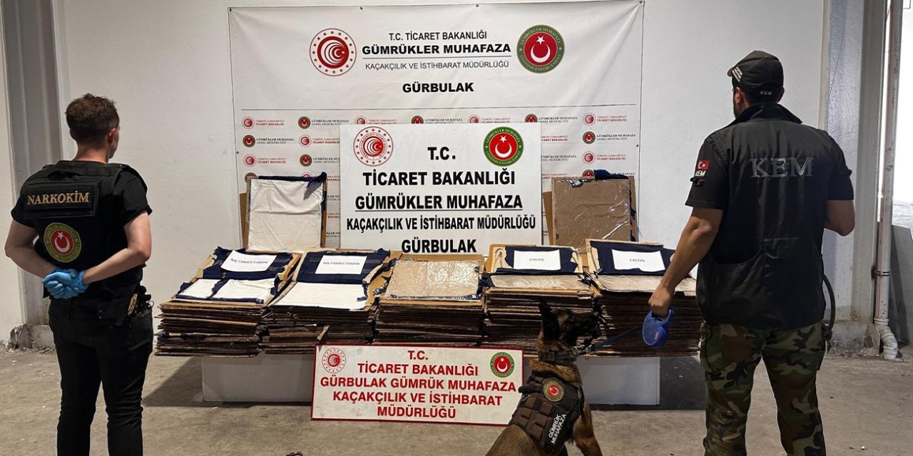 276 kilogram uyuşturucu maddenin Türkiye’ye girmesi engellendi