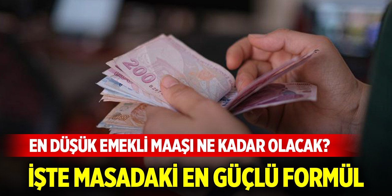 En düşük emekli maaşı ne kadar olacak? Masadaki en güçlü formül...