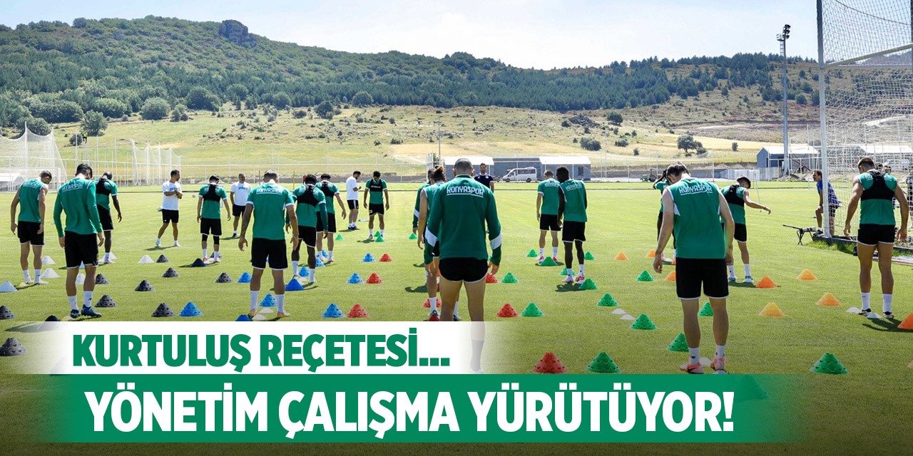 Konyaspor'un kurtuluş reçetesi!