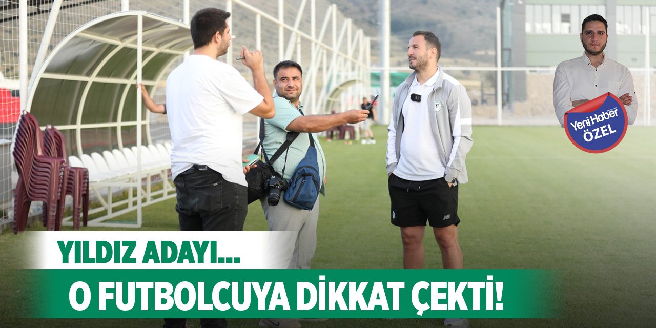 Konyaspor'da Çamdalı'dan mesajlar!