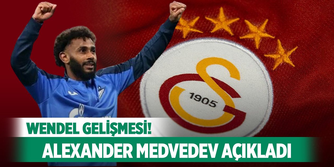 Galatasaray'da Wendel gelişmesi! Alexander Medvedev açıkladı