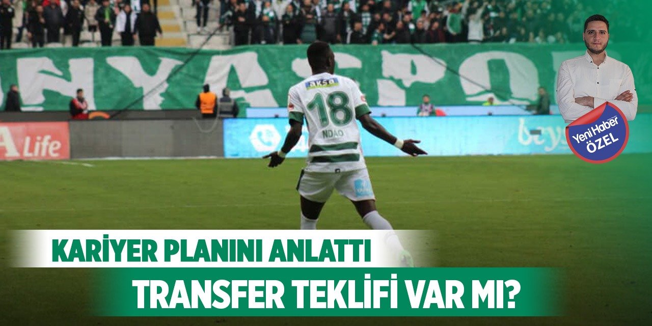 Konyaspor'da NDao'dan kritik mesajlar