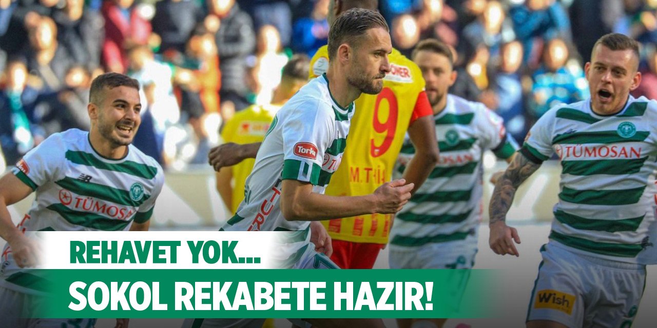 Konyaspor'da Sokol rekabetten çekinmiyor!