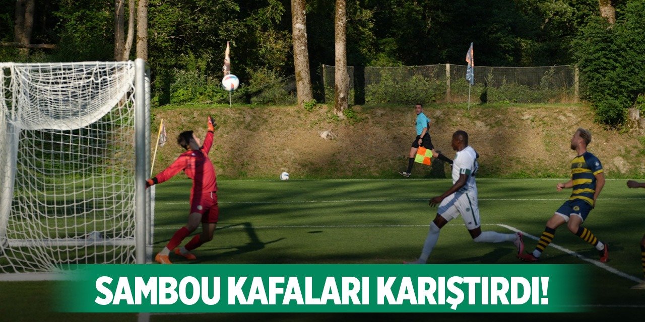 Konyaspor'da Sambou kafa karıştırdı!