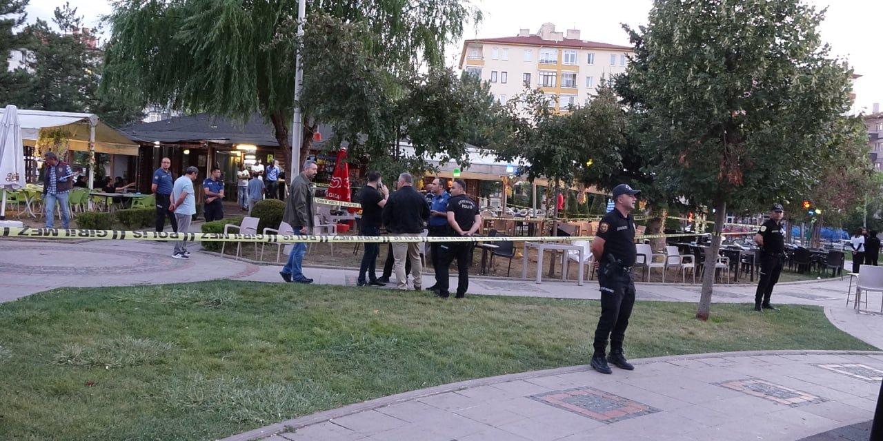 Çorum'da parktaki kafede tüfekli saldırı: 1 ölü, 1 yaralı