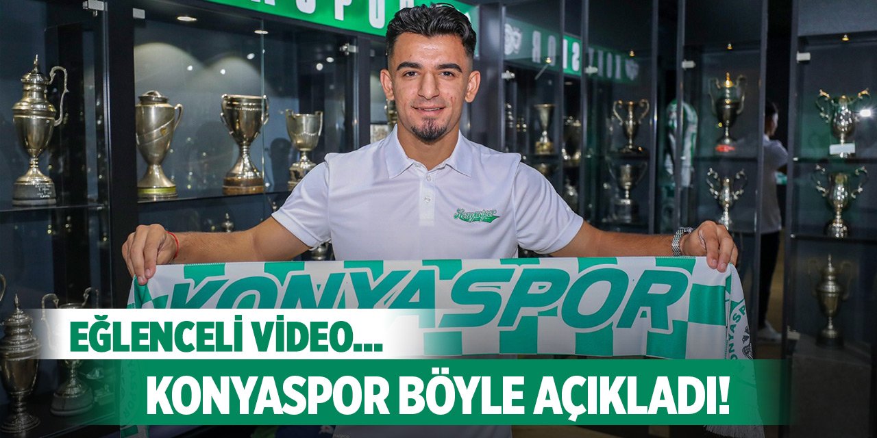 Konyaspor, Melih Bostan'ı bu videoyla açıkladı