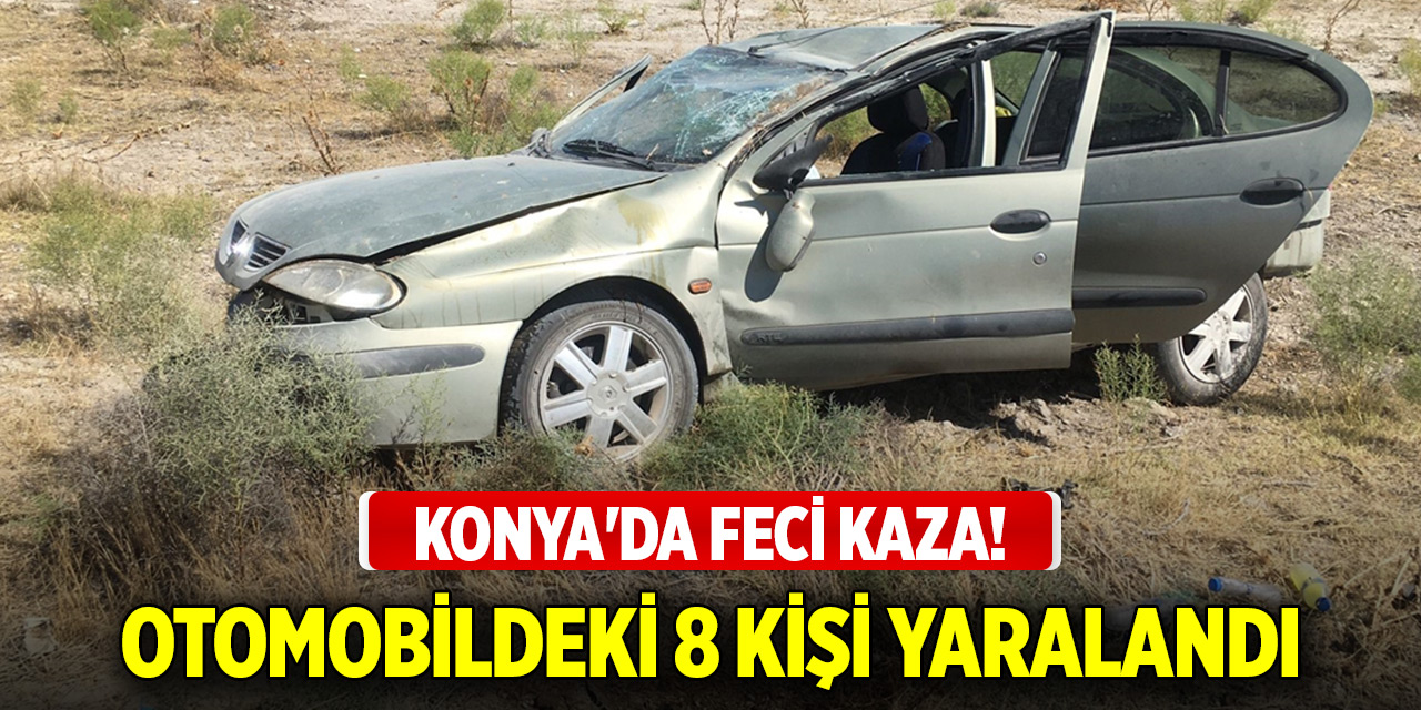 Konya'da feci kaza! Yaralılar var