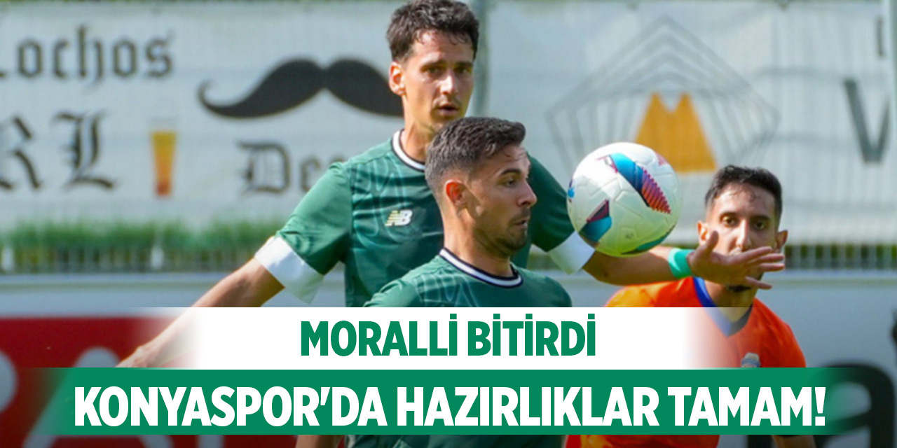 Konyaspor moralli bitirdi!