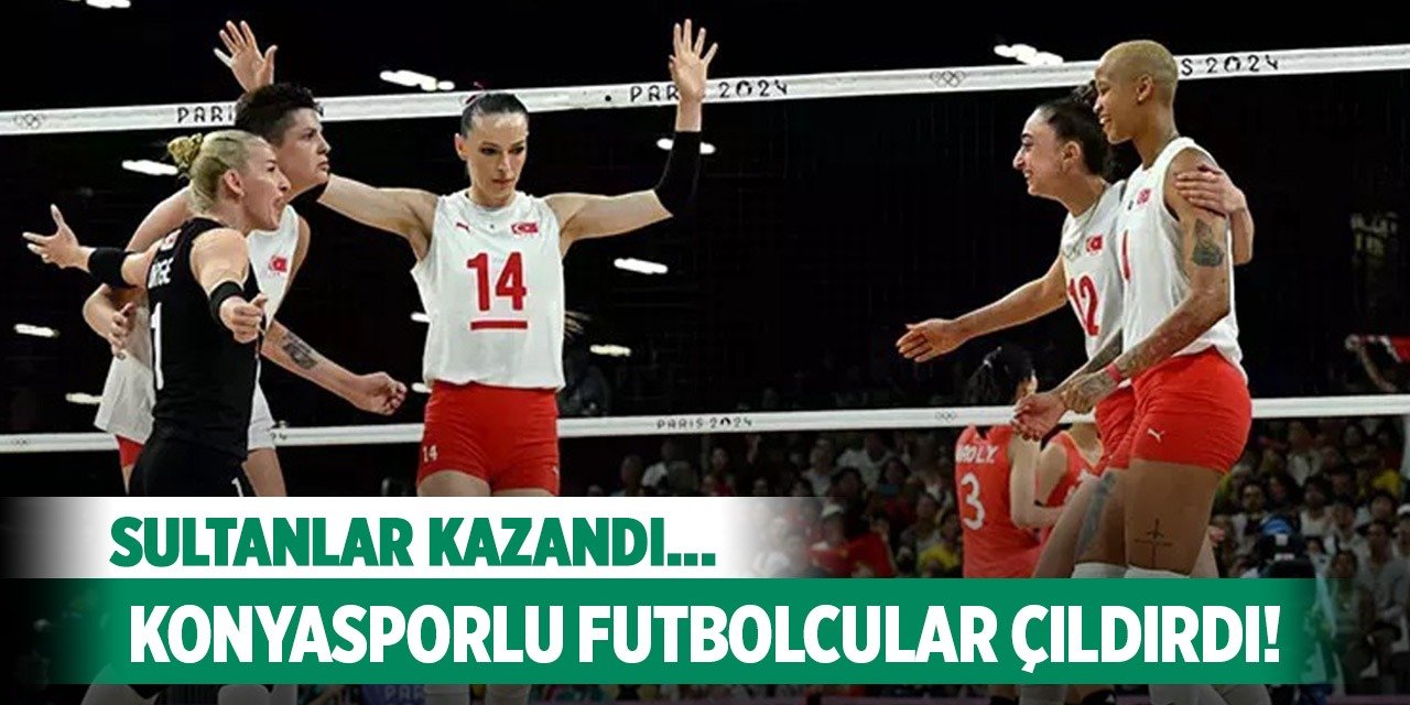 TIKLA... Sultanlar kazandı, Konyasporlu futbolcular çıldırdı!