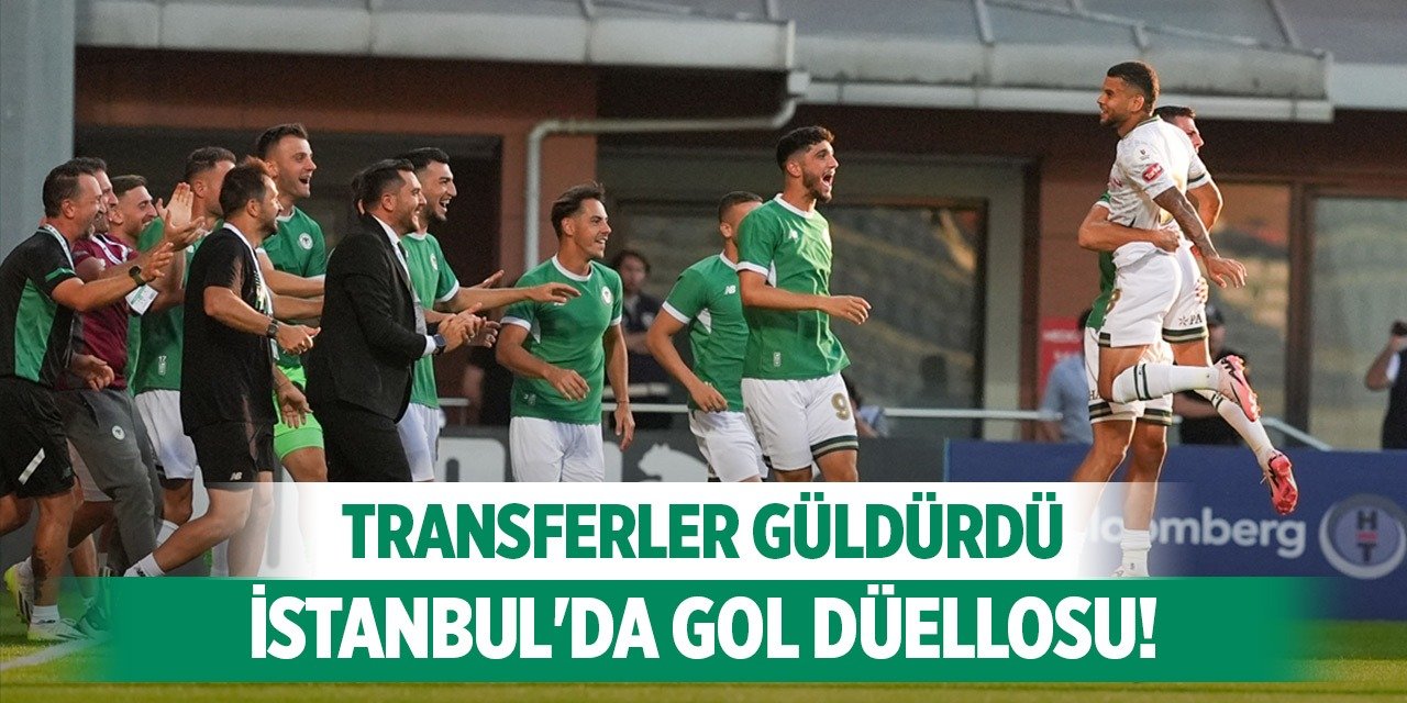 Düelloyu Konyaspor kazandı!