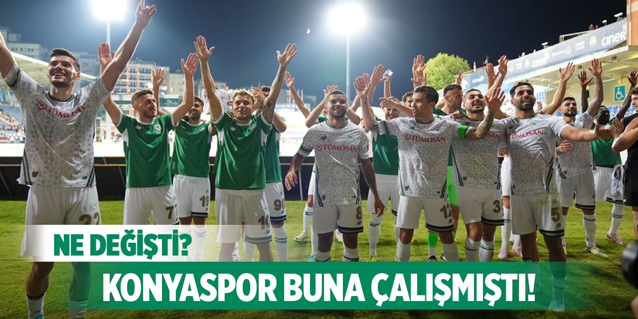 Konyaspor galibiyeti böyle kazandı!