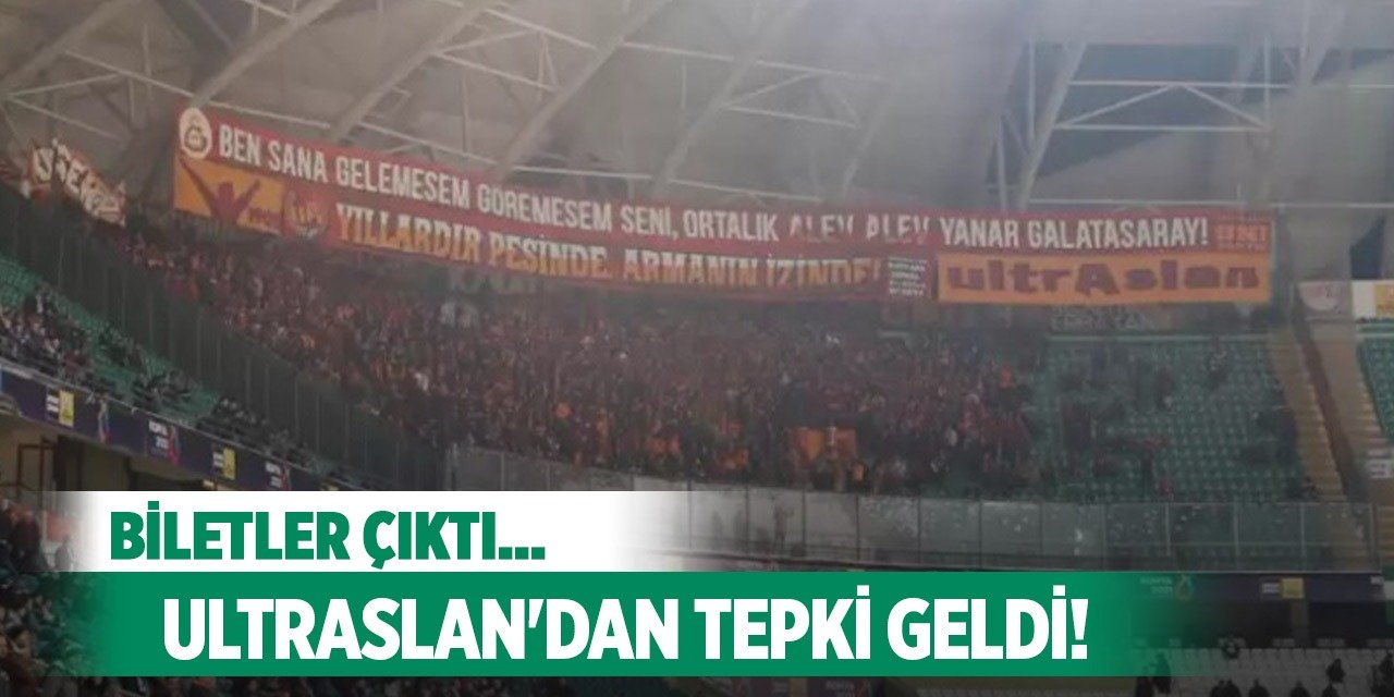 Ultraslan'dan Konyaspor biletlerine tepki!