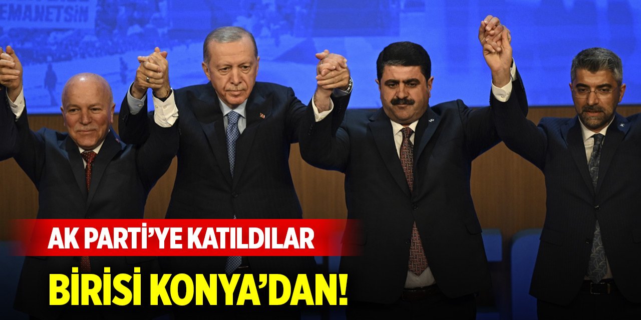 13 başkan AK Parti'ye katıldı! Rozeti Cumhurbaşkanı Erdoğan taktı